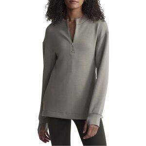 Varley sage green NWOT half zip sweatshirt SZ M